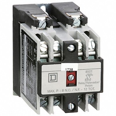 H2716 NEMA Control Relay 3NO 110/120VAC 10A