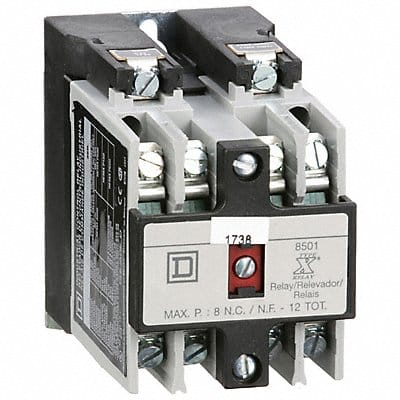 H2717 NEMA Control Relay 4NO 110/120VAC 10A