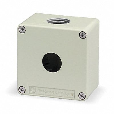 Pushbutton Enclosure 3.03 in Metal