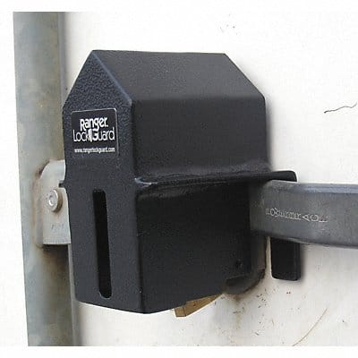 Padlock Guard 5 in Hardened Steel Black