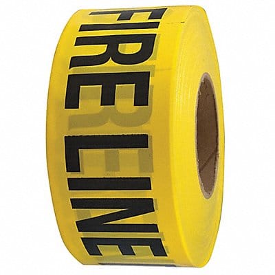 Barricade Tape Yellow 1 000 ft L 3 in