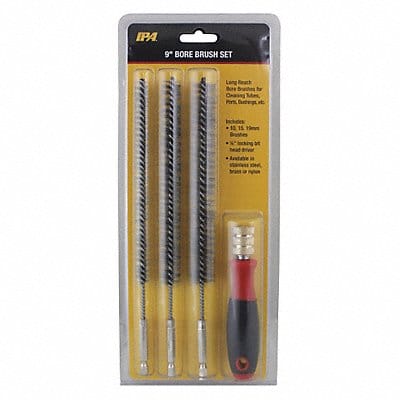 Bore Brush Set Steel 4 pcs.