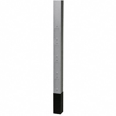 Service Pole Gray 15 ft 2 L 2.13 W