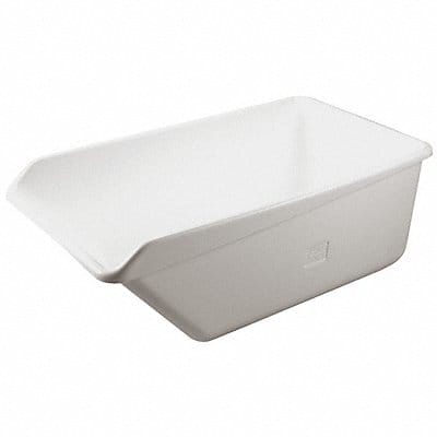 Hopper Tub White Polyethylene