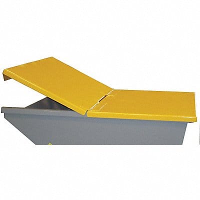 Hopper Lid Gray Fits 2 cu yd.