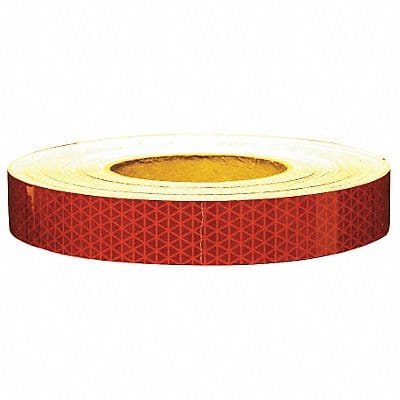 Reflective Tape W 1 In L 50 Yd Red