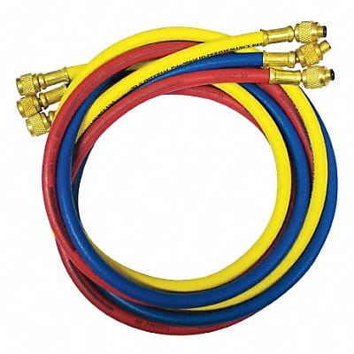 Manifold Hose Set 60 In Red Yellow Blue