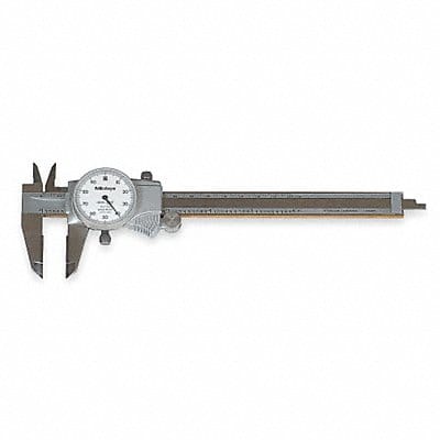 Dial Caliper 0-6 In Carbide Jaws