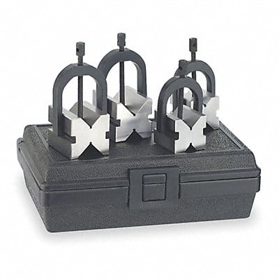 V-Block Set 8pc W/Case