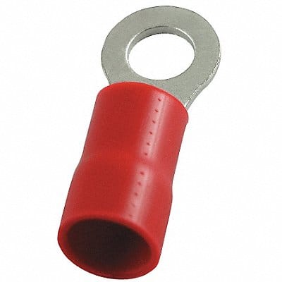 Ring Terminal Red 8 AWG 8 AWG PK25