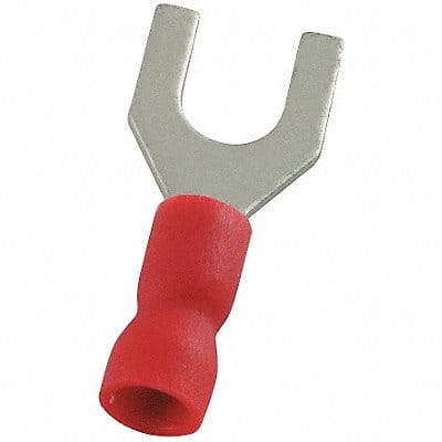 Fork Terminal Tin Copper Red PK100