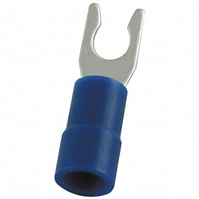 Fork Terminal Tin Copper Blue PK100