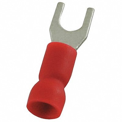 Fork Terminal Tin Copper Red PK100