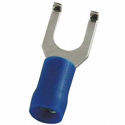 Fork Terminal Tin Copper Blue PK100