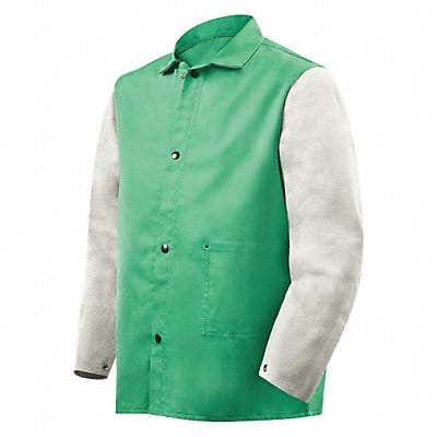 D2607 Flame-Resistant Jacket Green/Gray 2XL