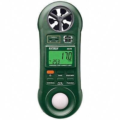 Anemometer with Humidity 80 to 5910 fpm