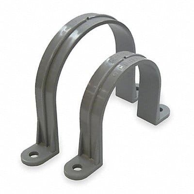 Conduit Clamp PVC Overall L 2 1/2in