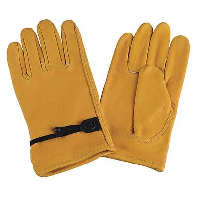 D1649 Leather Gloves Yellow S PR