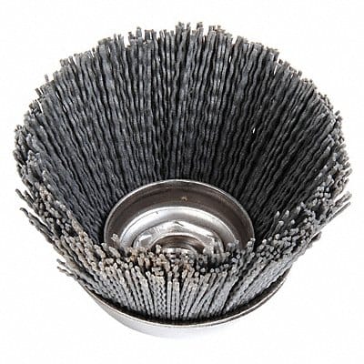 Cup Brush Threaded Arbor 3-1/2 In.