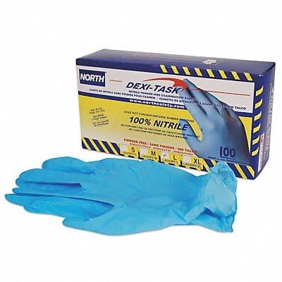 Disposable Gloves Nitrile 9 Blue PK100