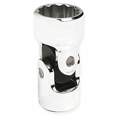 Flex Socket Steel Chrome 9/16