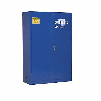 Corrosive Safety Cabinet Blue 43 in W