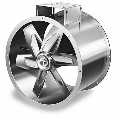 Steel 33.6 Dia 24 L 46.6 H Tubeaxial Fan