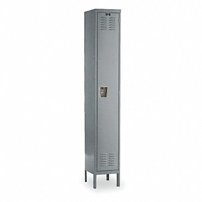 G7189 Wardrobe Locker Lvrd 1 Wide 1 Tier Gray