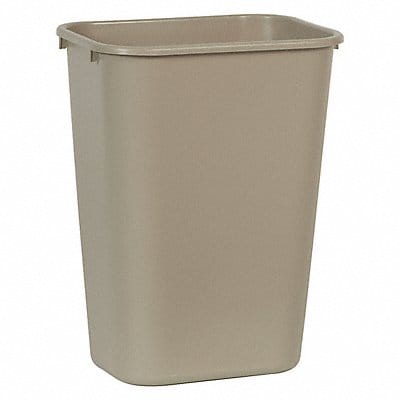 F9112 Trash Can Rectangle 10-21/64 gal Beige