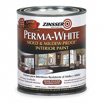 Latex Acryl InteriorWhiteSemiGlos 1 qt