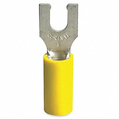 Fork Terminal Tin Copper Yellow PK50