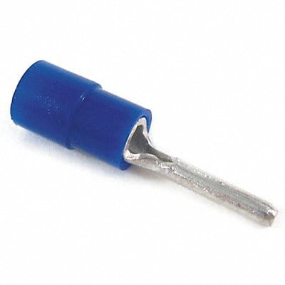 Pin Terminal Blue 16 AWG 14 AWG PK100