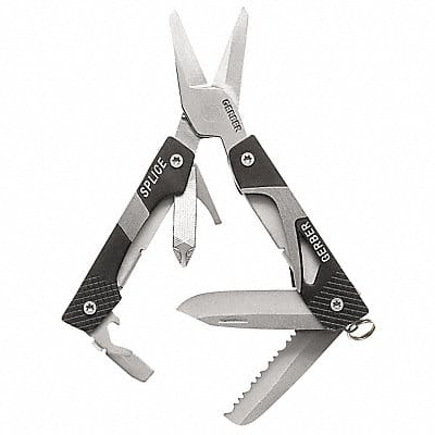 Scissor Multi-Tool Black 8 Tools