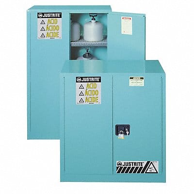 Corrosive Safety Cabinet 60 gal Blue