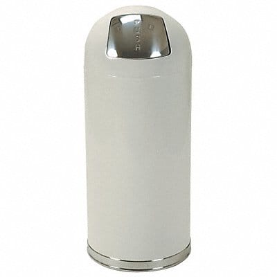 D2106 Trash Can Round 15 gal White