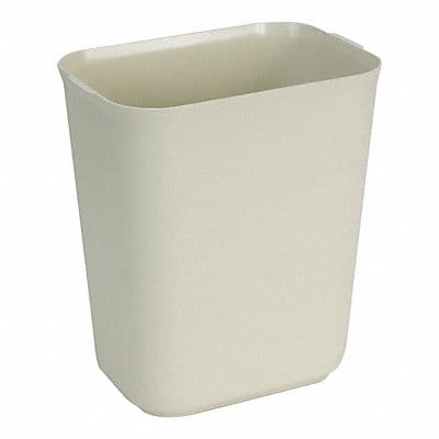 D2117 Wastebasket Rectangular 3-1/2 gal Beige