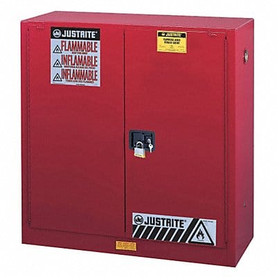 E4578 Flammable Safety Cabinet 30 gal Red