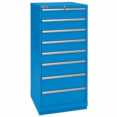 Mod Drwr Cab 59-1/2 H 8 Drwr Bright Blue