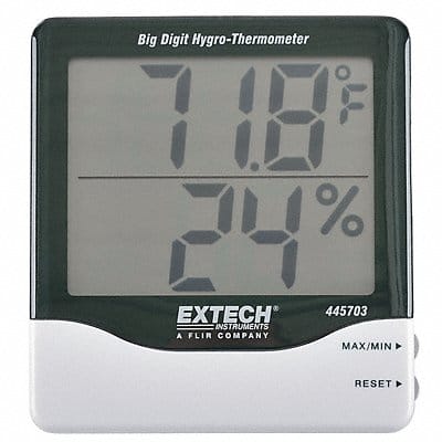 Indoor Digital Hygrometer 14 to 140 F