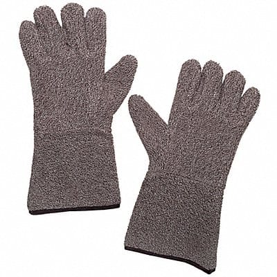 Heat-Resistant Gloves XL Brown/White PR