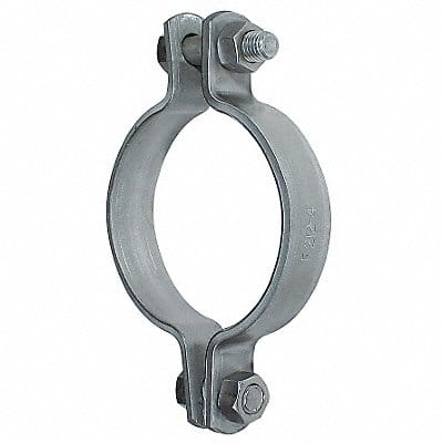 Medium Pipe Clamp 1 1/2 W Galv Steel