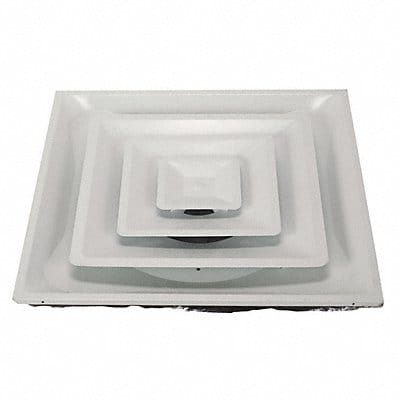 Diffuser Sq Ceiling 3Cone w/Insul 6-12