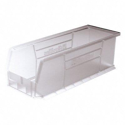 Hang and Stack Bin Clear Plastic 5 in