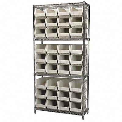 D5519 Bin Shlvng 14inx74inx36in Stone