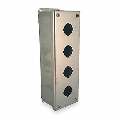 Pushbutton Enclosure 30mm 4 Holes 304 SS