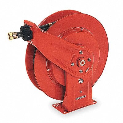 Dual Hose Reel Spring 3/8 in MNPT 50 ft