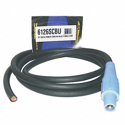 Cam Lock Power Cord 200A 600VAC Rubber