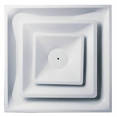 Diffuser 2-Cone Duct Size 10 White