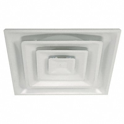 Diffuser 3-Cone Duct Size 6 White