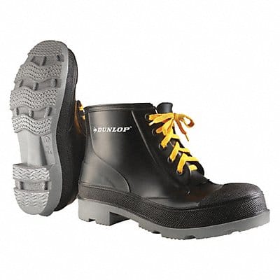 Rubber Boot Men s 8 Ankle Black PR